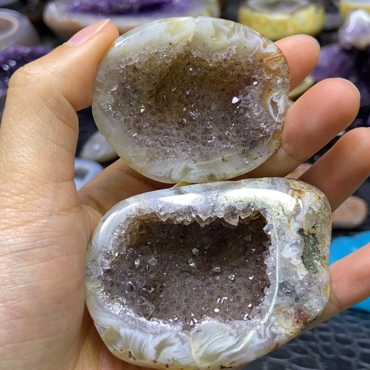 蚕丝盆未镶嵌水晶