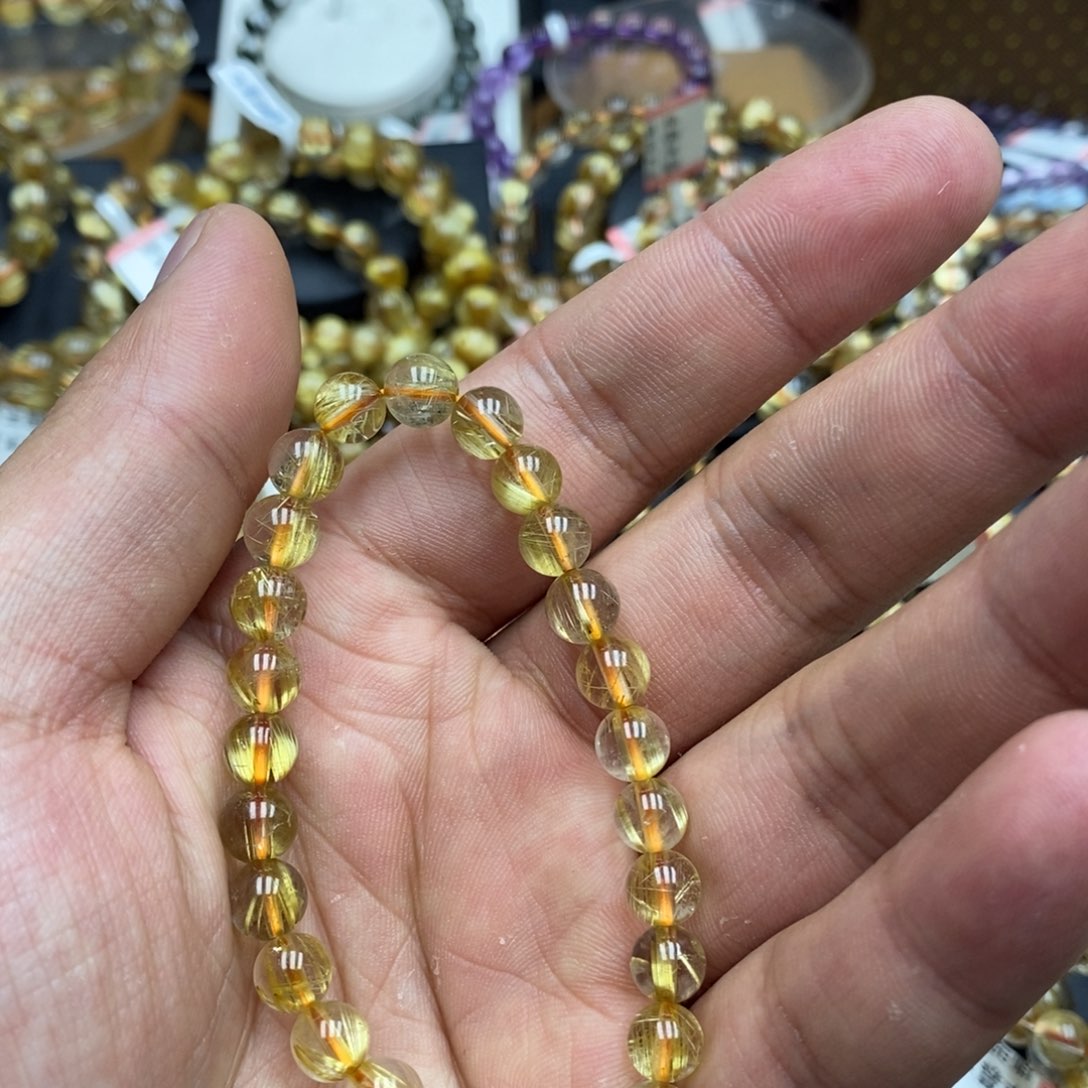 发晶手链未镶嵌J****r一批