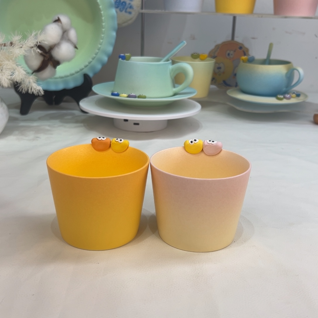 陶摆件猪口杯 价格162