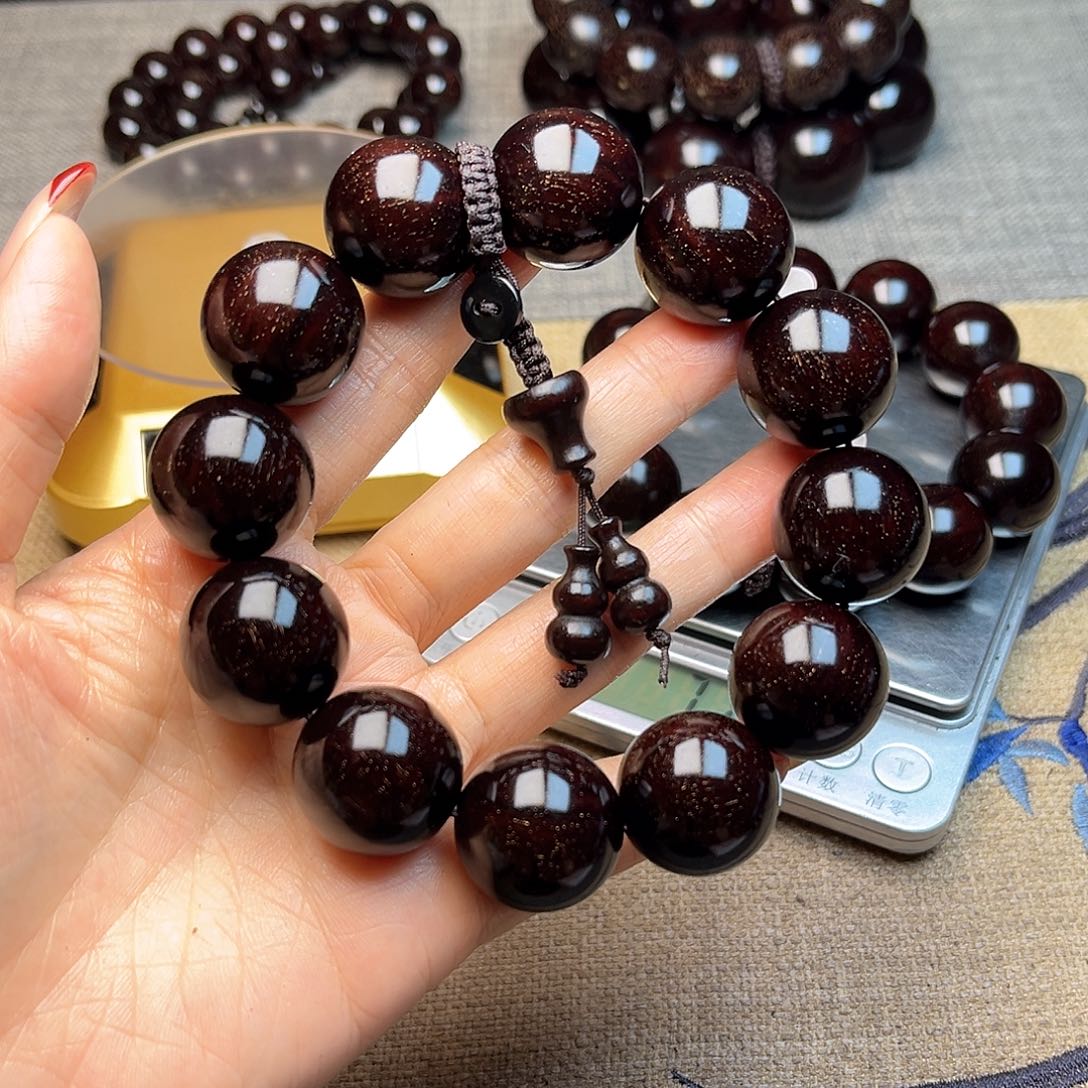 檀香紫檀（小叶紫檀）2.0 12颗满天星