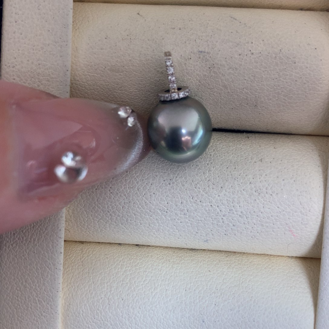 海水珍珠颈饰18K金镶嵌