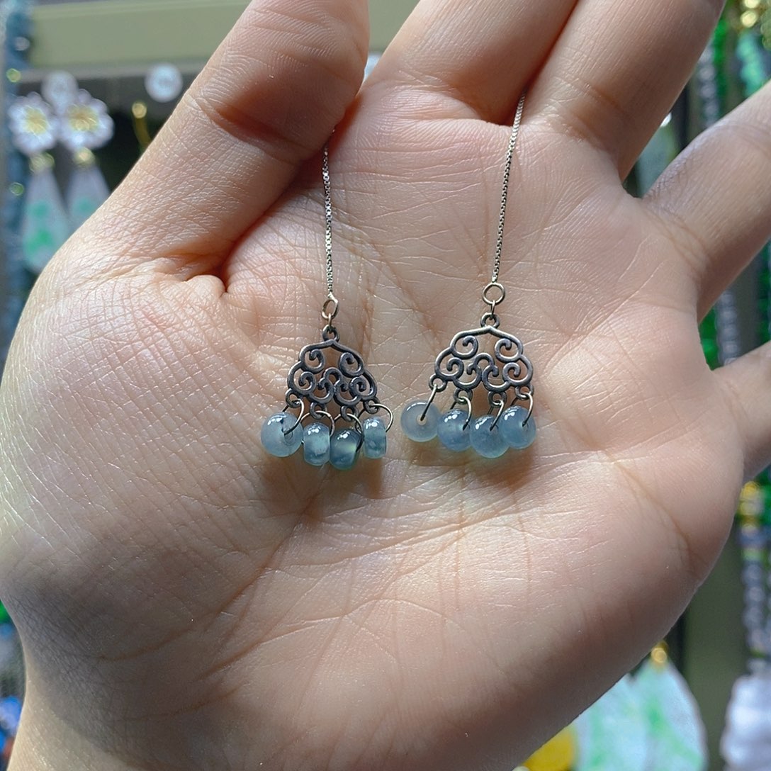 未镶嵌翡翠耳饰翡翠