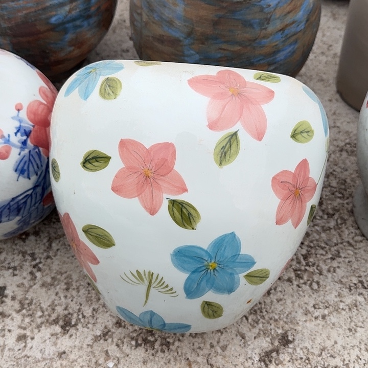 微瑕景德镇手工花瓶陶瓷