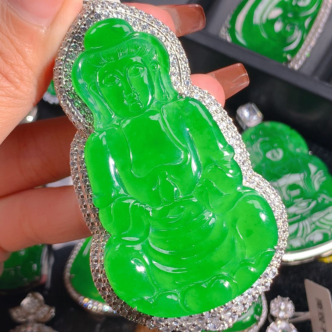 翡翠吊坠(不含链)未镶嵌