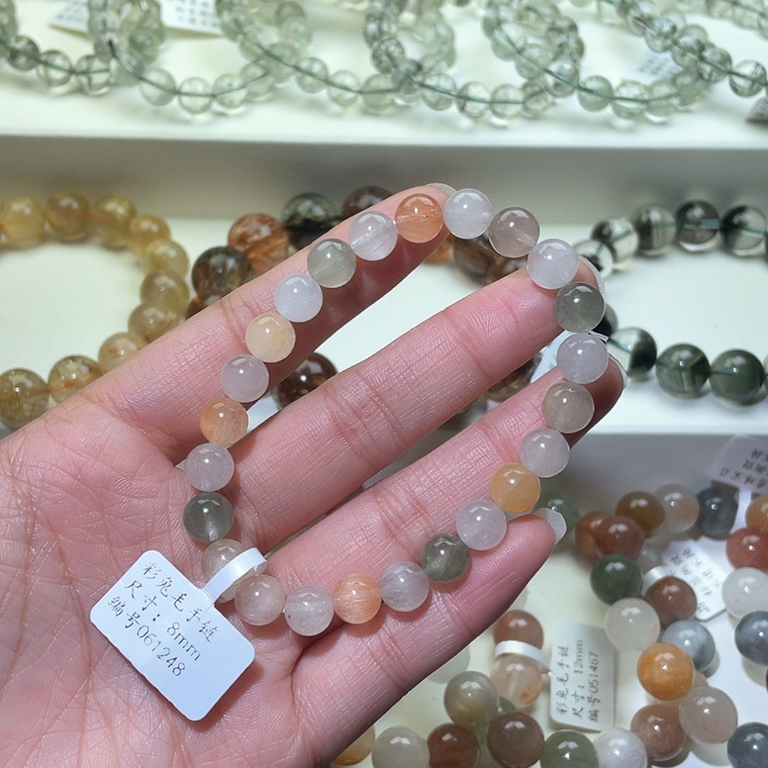 水晶手链未镶嵌独*水晶