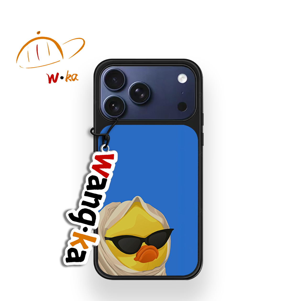 哼哼鸭-AG磨砂磁吸适用于苹果17/16pro小米防摔防指纹手机壳