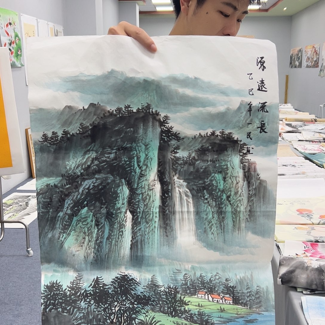 国画国画作品纯手绘作品