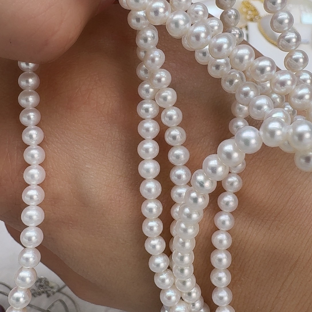 淡水珍珠银S925镶嵌颈饰