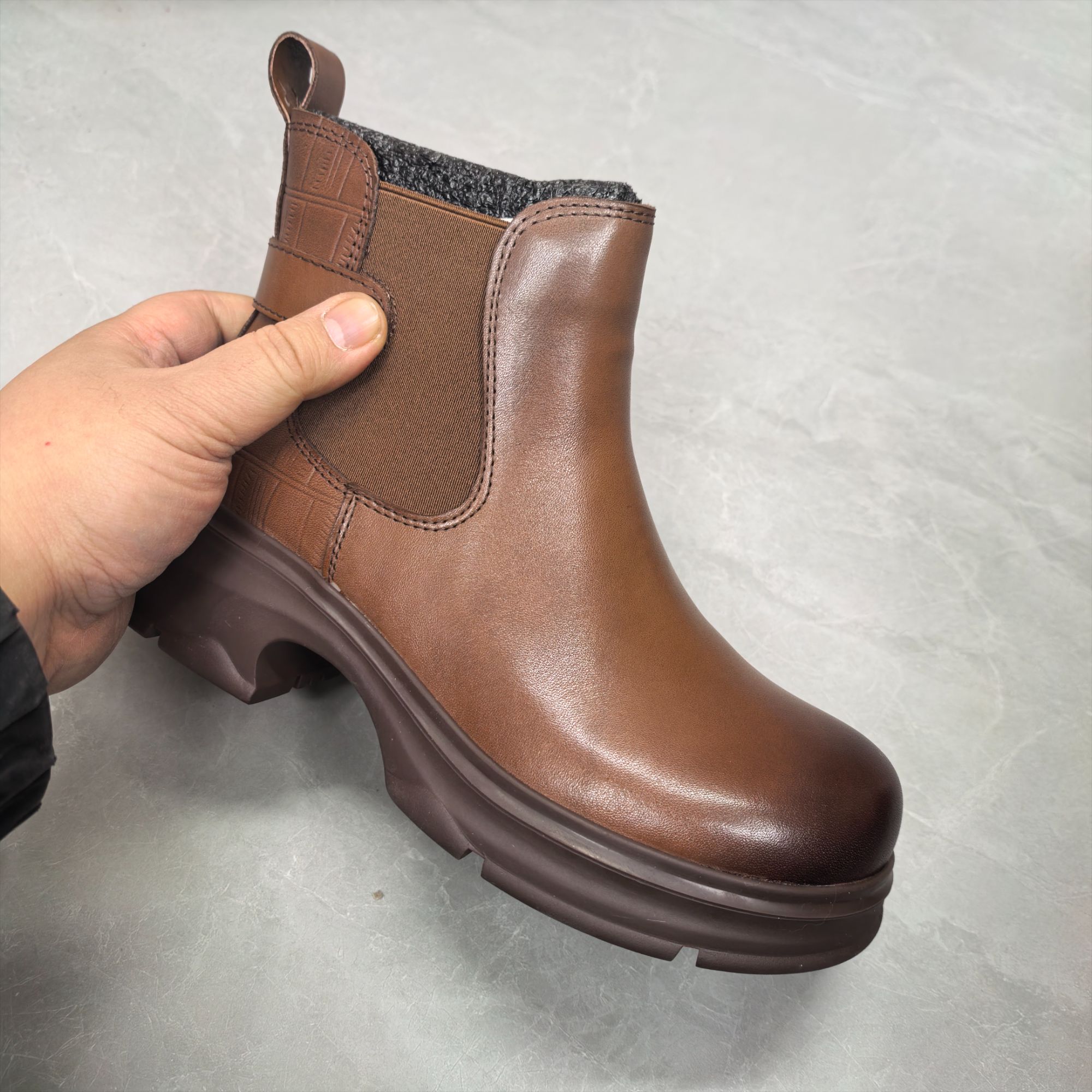 短靴女女靴子（牛皮）女 W1394