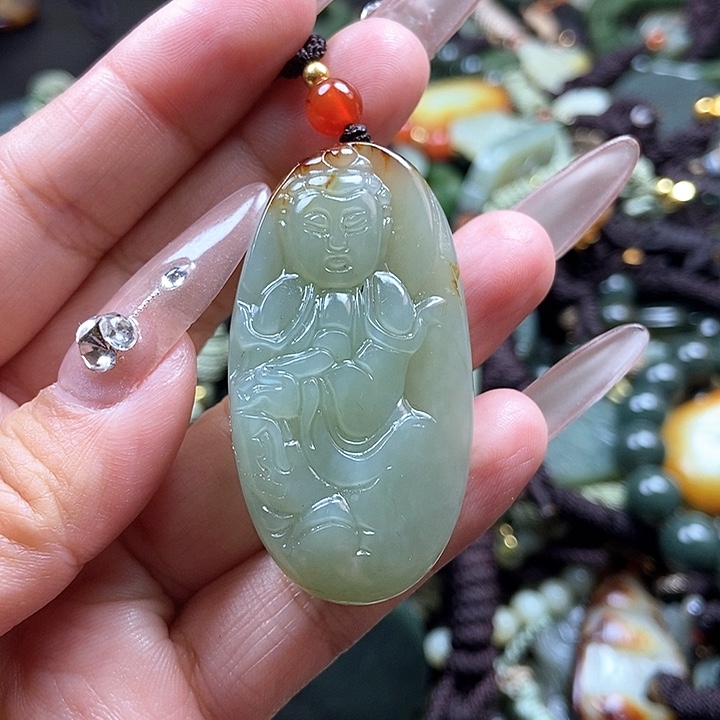 和田玉颈饰未镶嵌