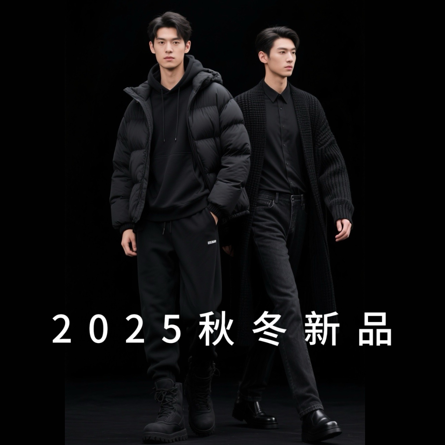 【秋冬新品】男士秋冬宽松时尚卫衣外套