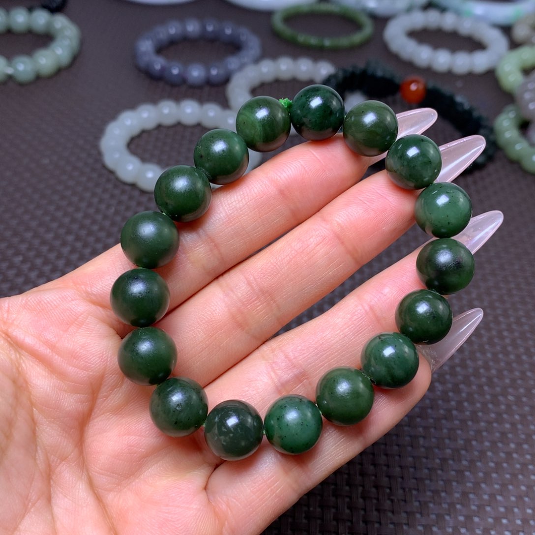 未镶嵌手串和田玉卡12