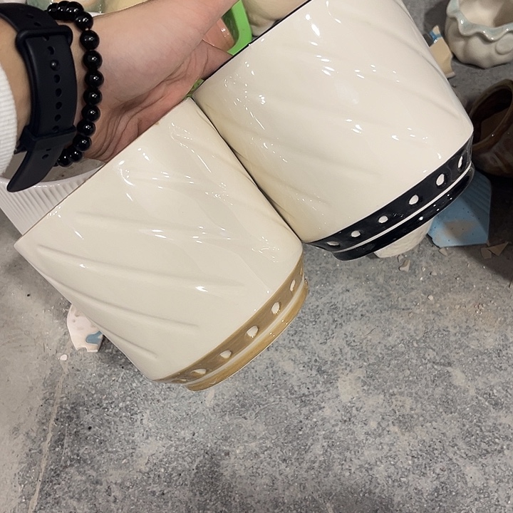 有孔！福利价陶瓷花盆全场10包邮