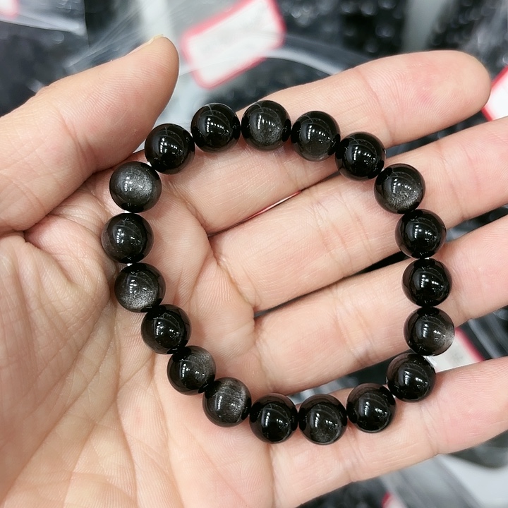 水晶手链未镶嵌银曜