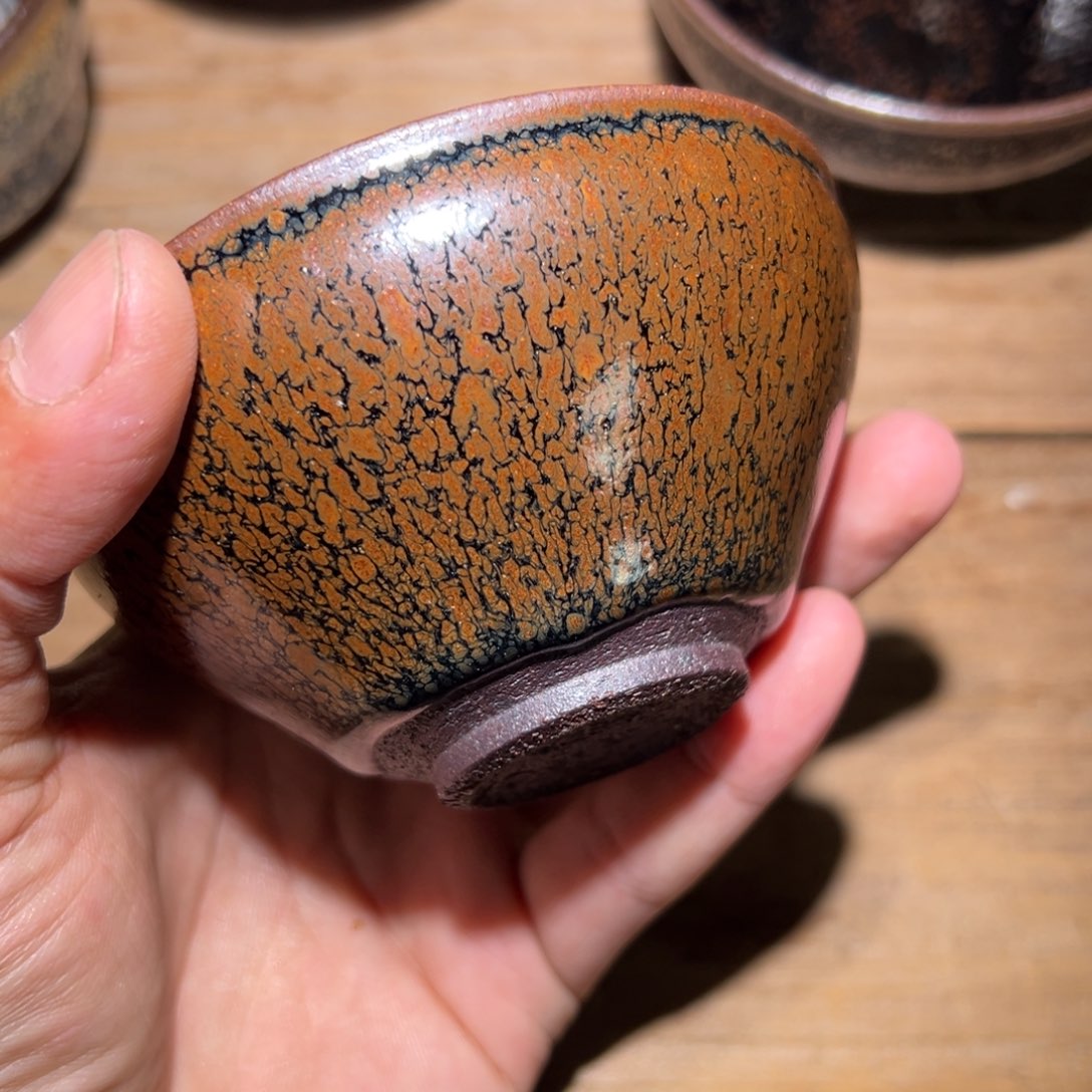 茶盏建窑建盏柴烧