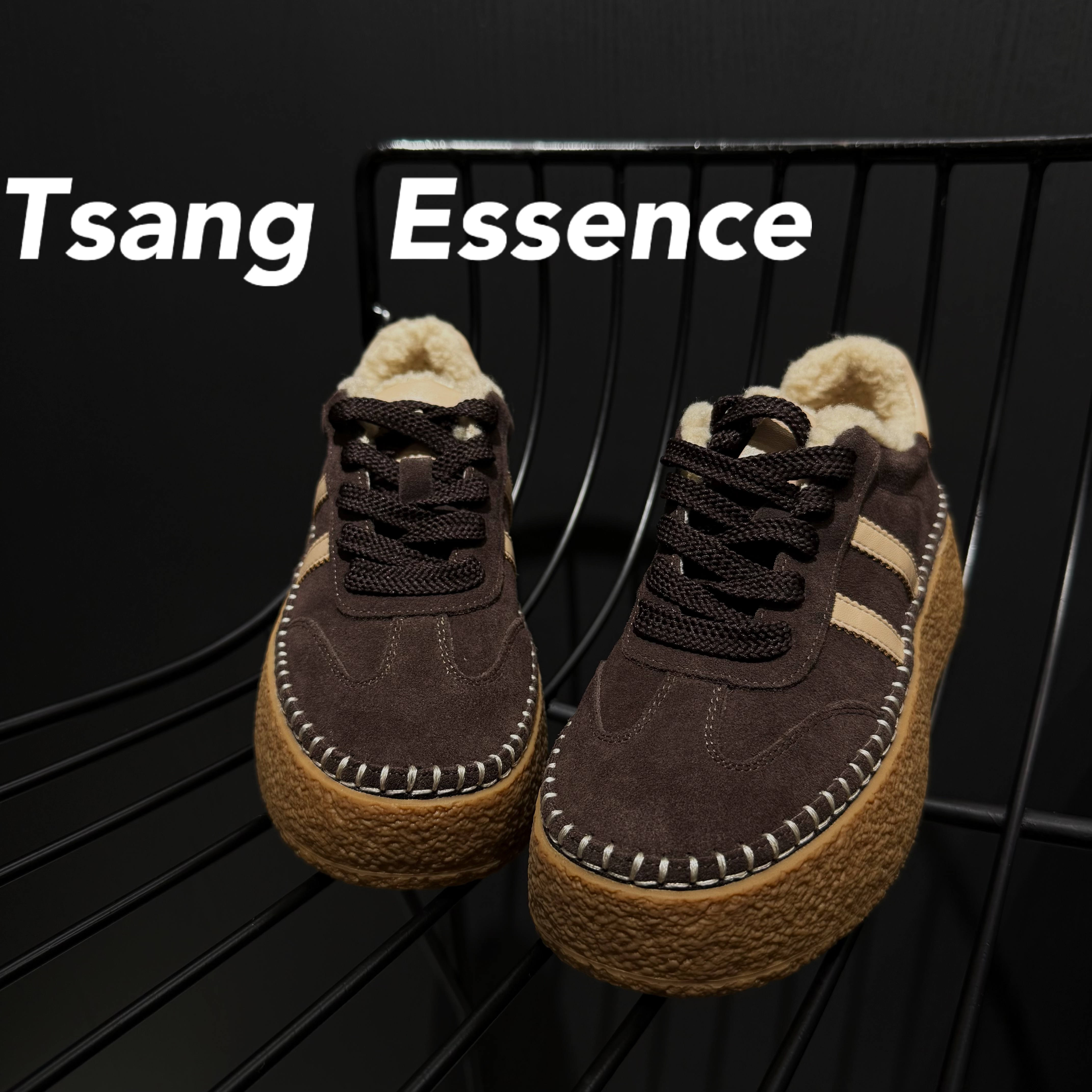 街头拿铁|HazelnutCream厚底加绒棉鞋5CM