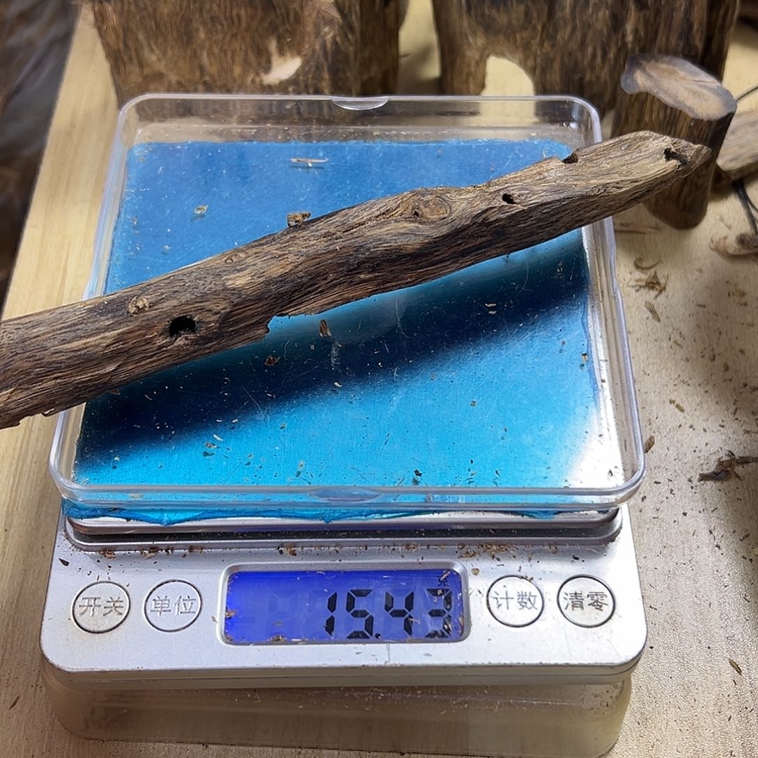 香料绿奇楠虫漏15克白棋