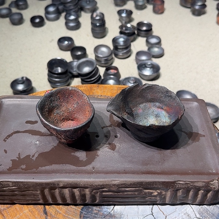 全手工制作精品公道杯一套27