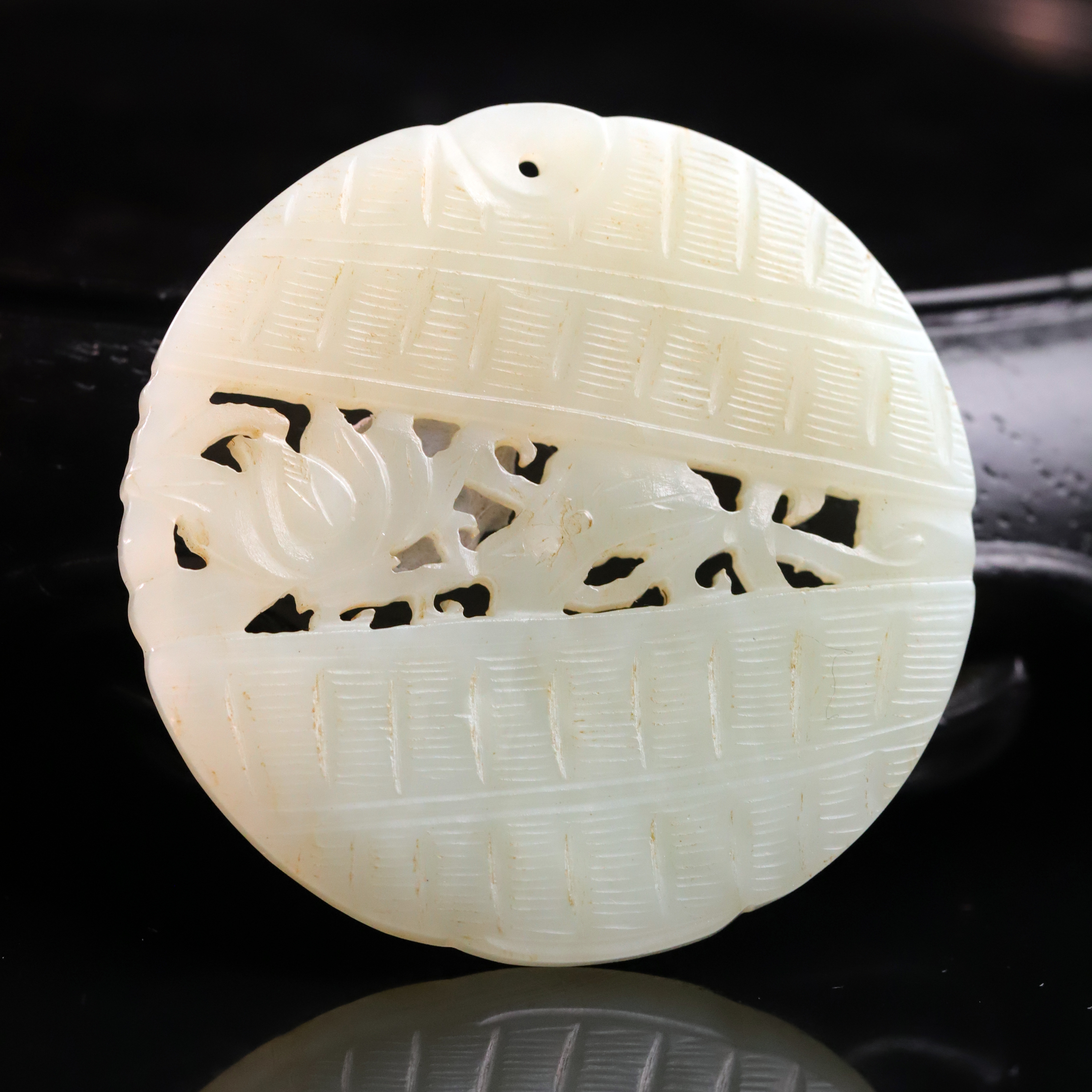 清代和田玉玉蚌佩-LM