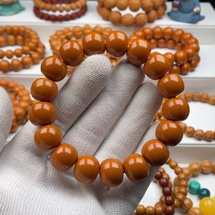 猴头核桃吊坠红**生