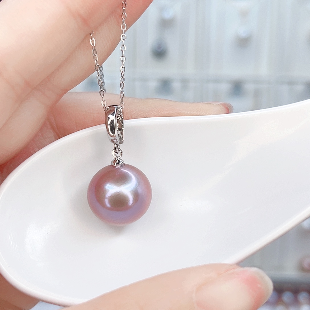 淡水珍珠吊坠(赠链)合金