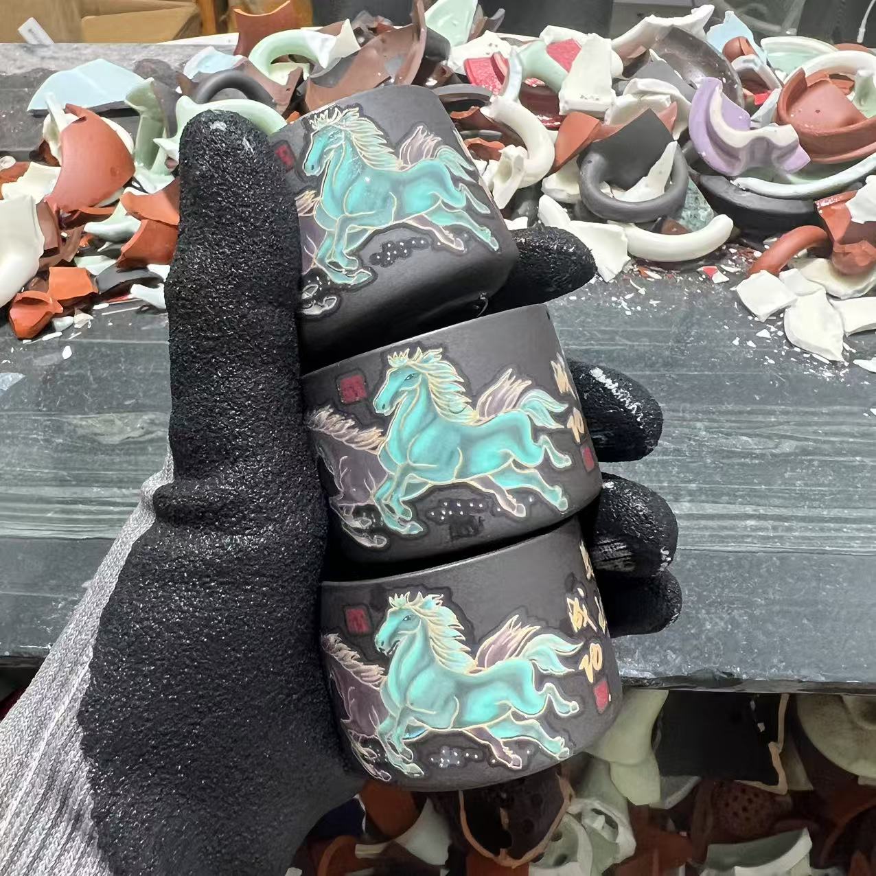 马到成功变色客杯三个