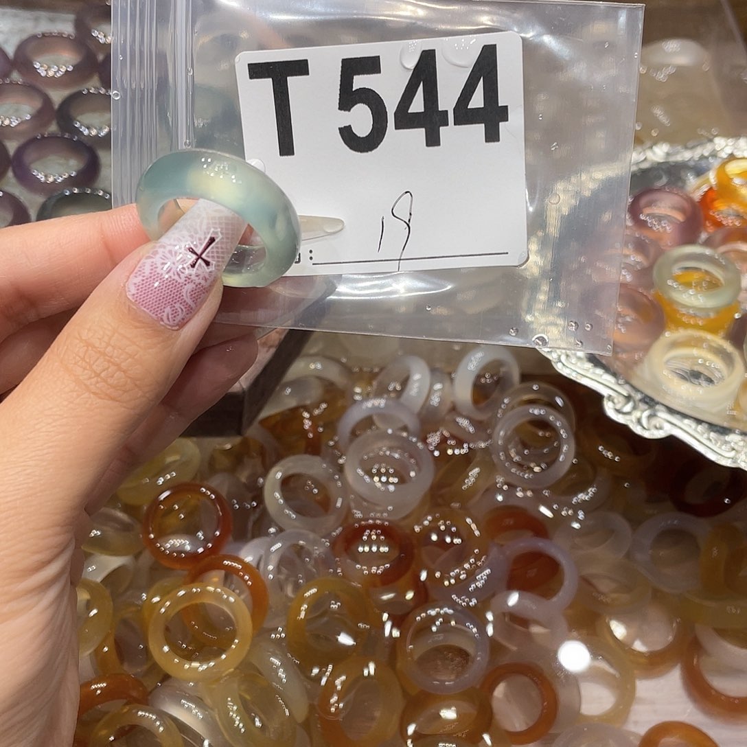 玛瑙/玉髓未镶嵌戒指544