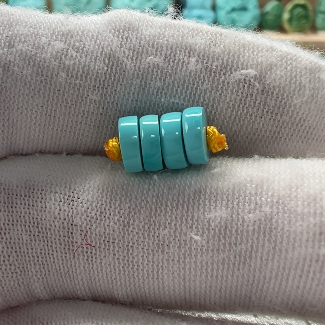 未镶嵌绿松石隔片6mm