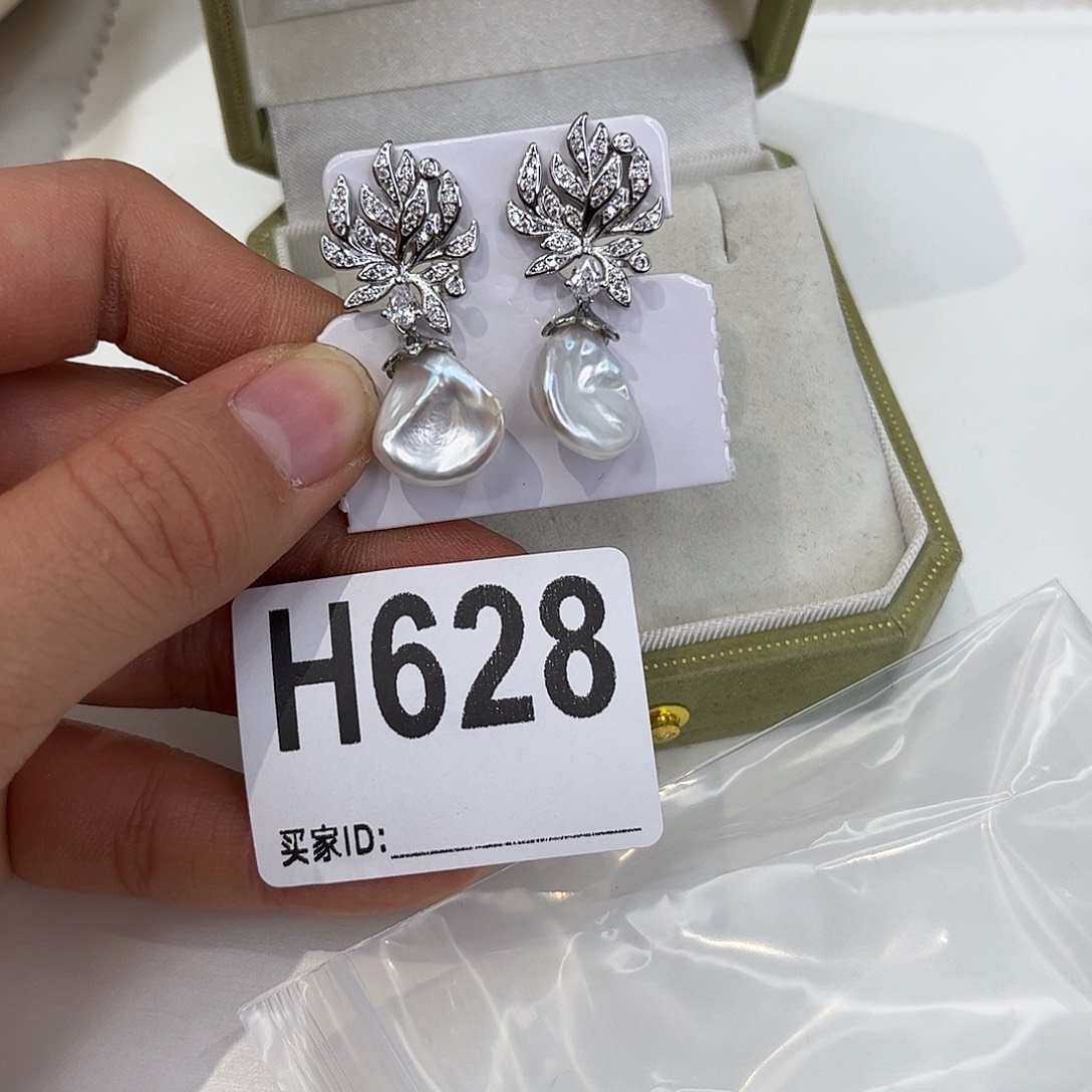 耳饰合金淡水珍珠