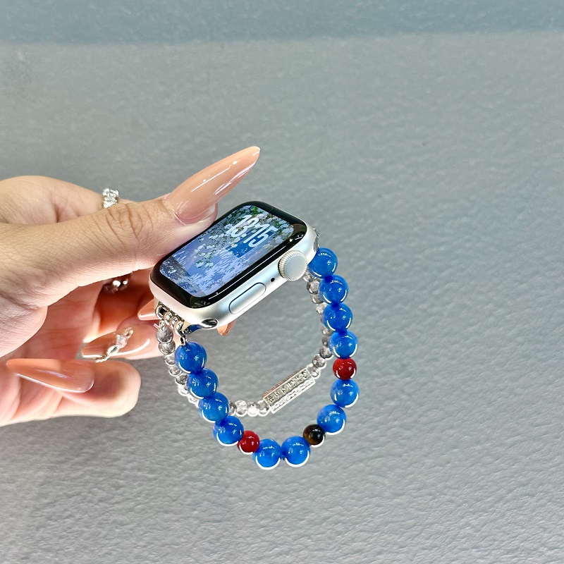 远黛青山适用于s10苹果手表新款腕带高级感S8/S946mm时尚女款42MM