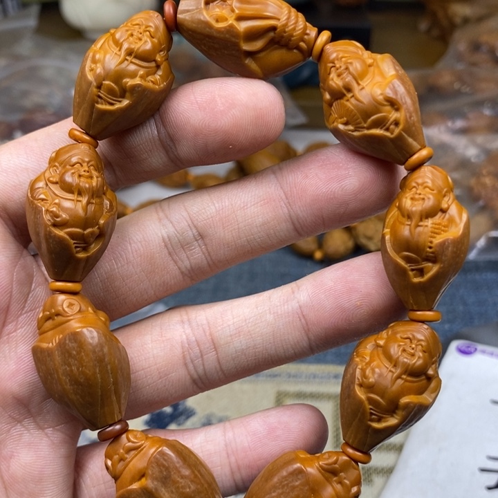 橄榄核手串/手链橄榄核雕工艺手串