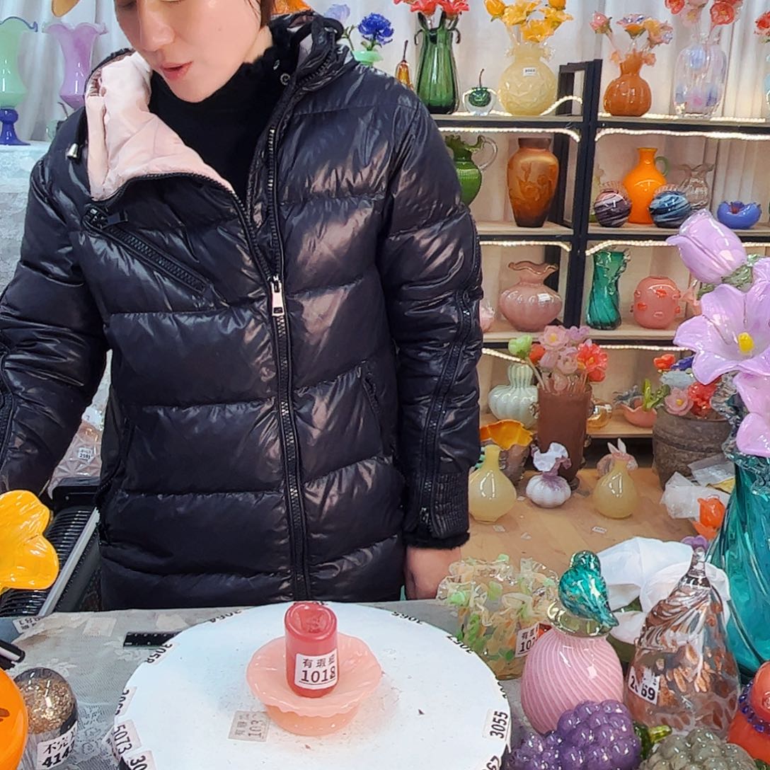 1018烛台瑕福利家悦琉璃工艺品