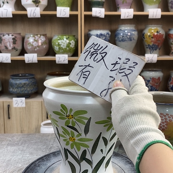 缸5xc景德镇陶瓷花盆