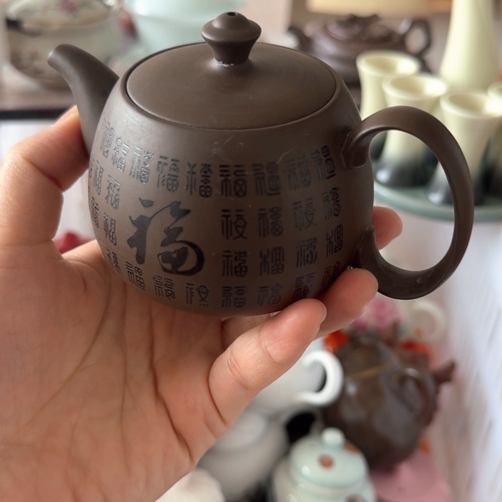 微瑕陶瓷茶具茶杯茶壶