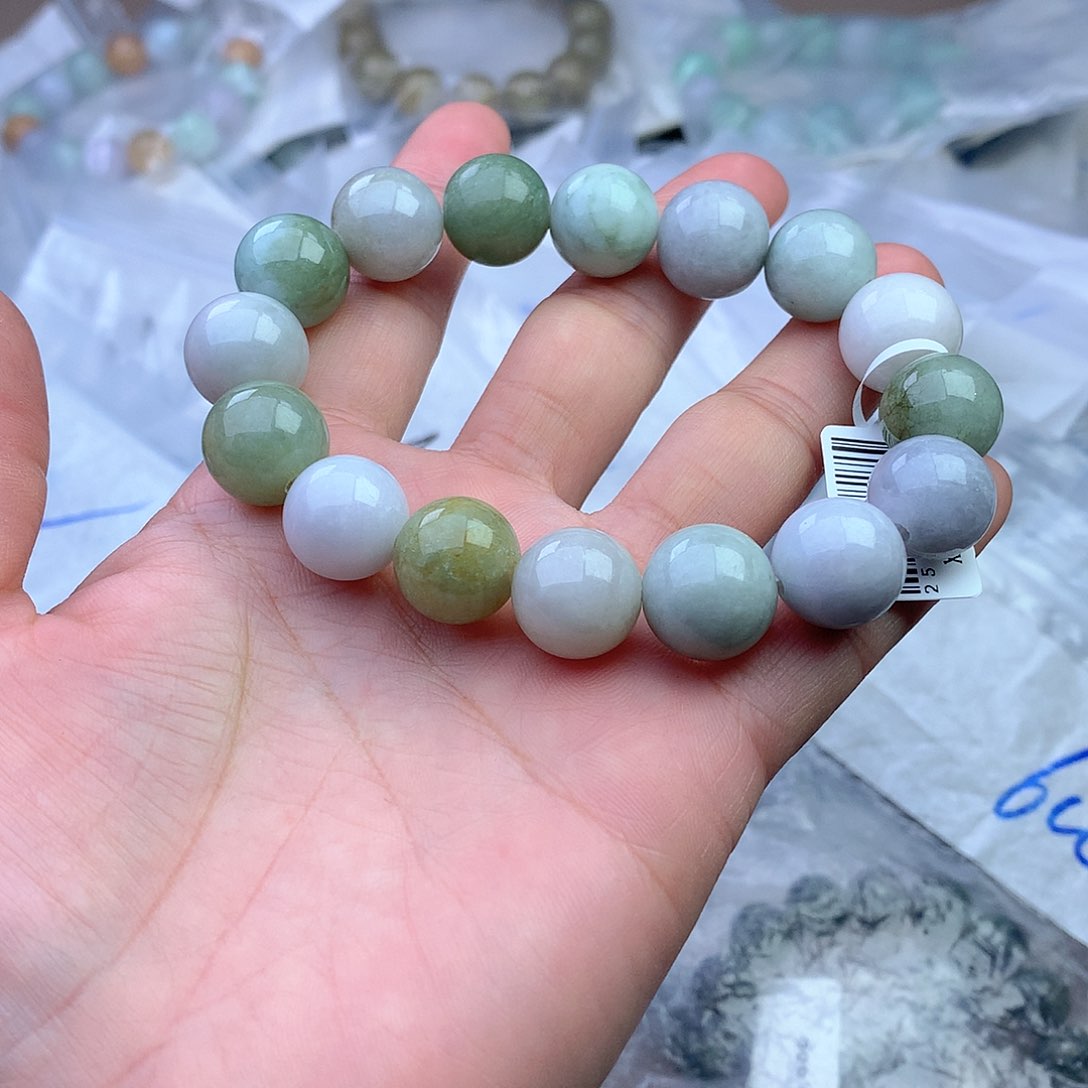 未镶嵌手链翡翠手串