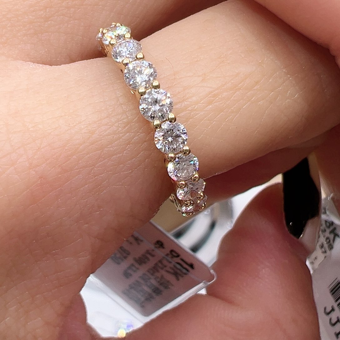 合成钻石18K金镶嵌WR003003