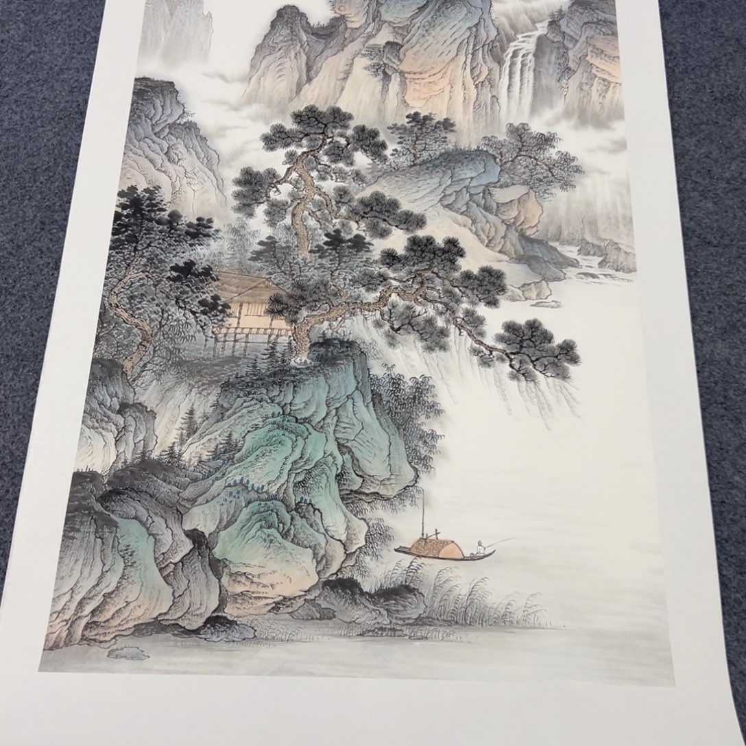 安***.国画国画纯手绘作品