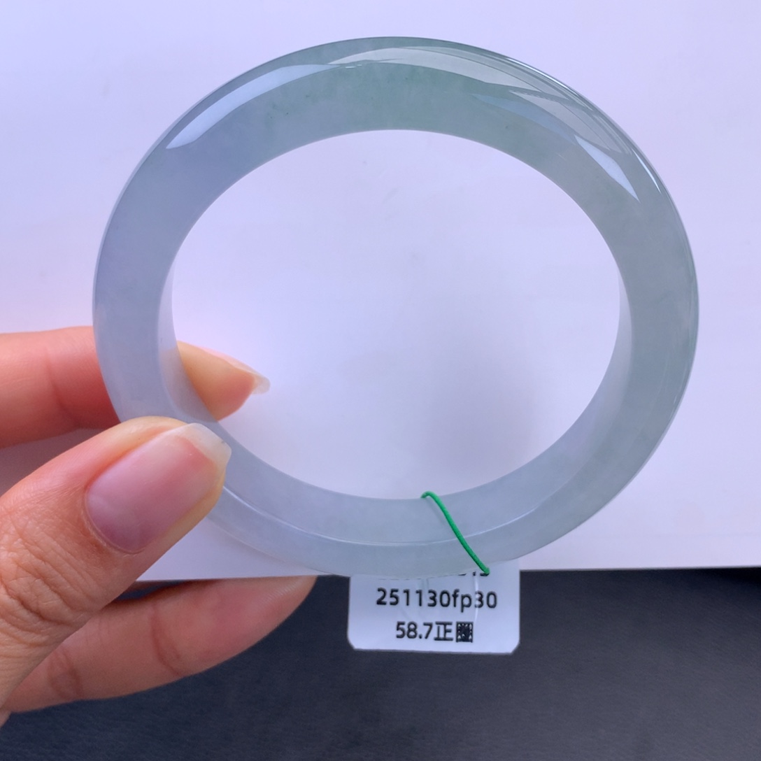 翡翠未镶嵌手镯冰蓝紫手镯