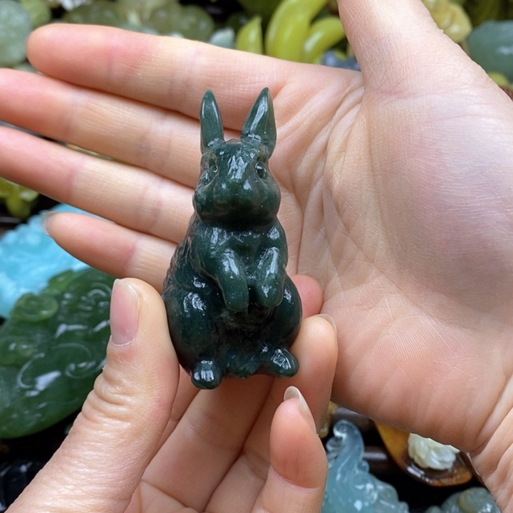 蛇纹石玉手把未镶嵌