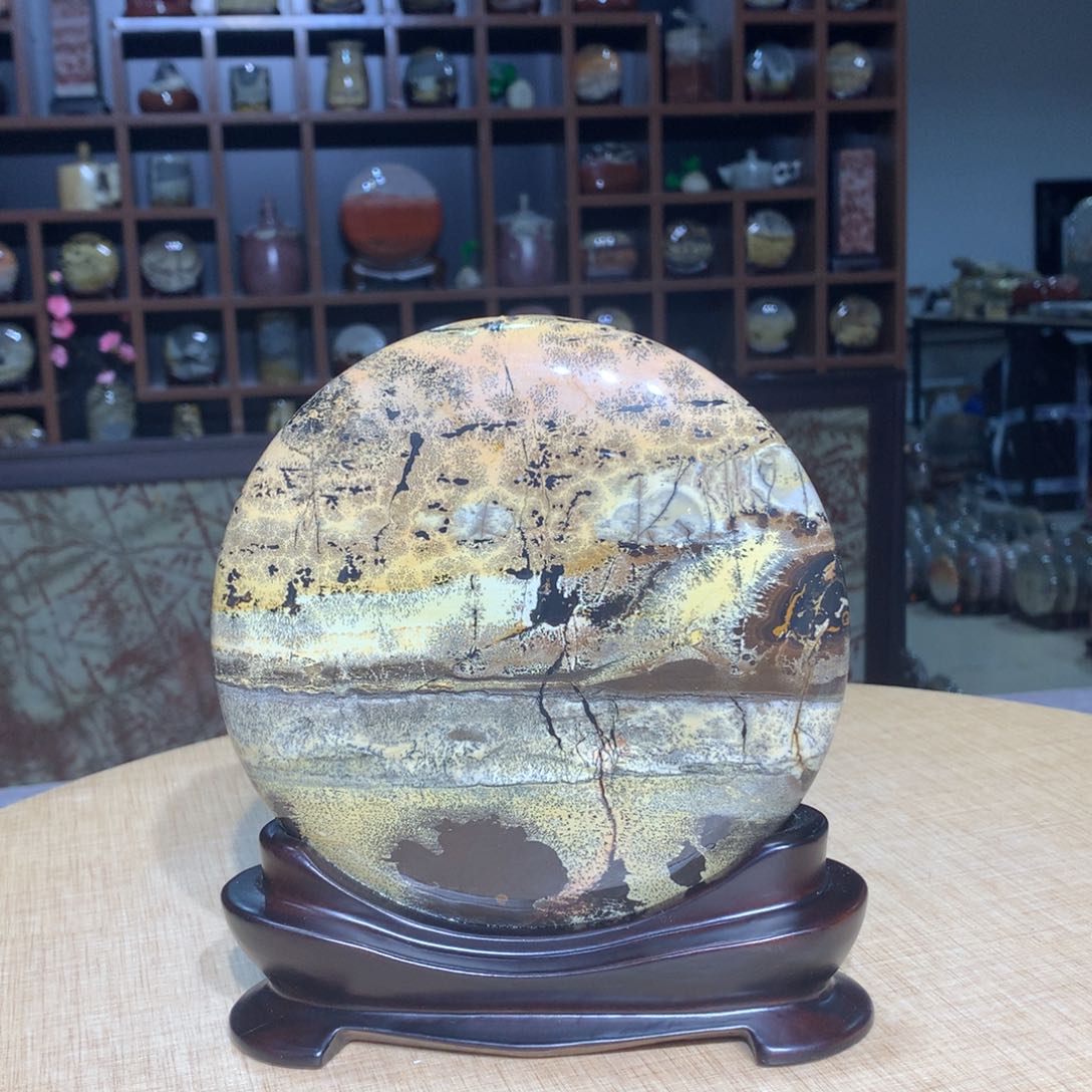 紫砂广西国画石，收藏观赏广西国画石，收藏观赏