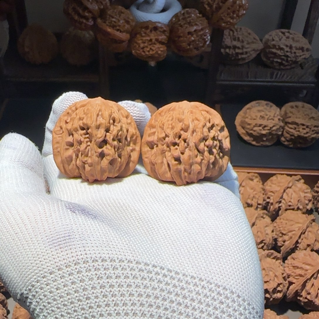 文玩核桃把件杰41尺全品四座楼