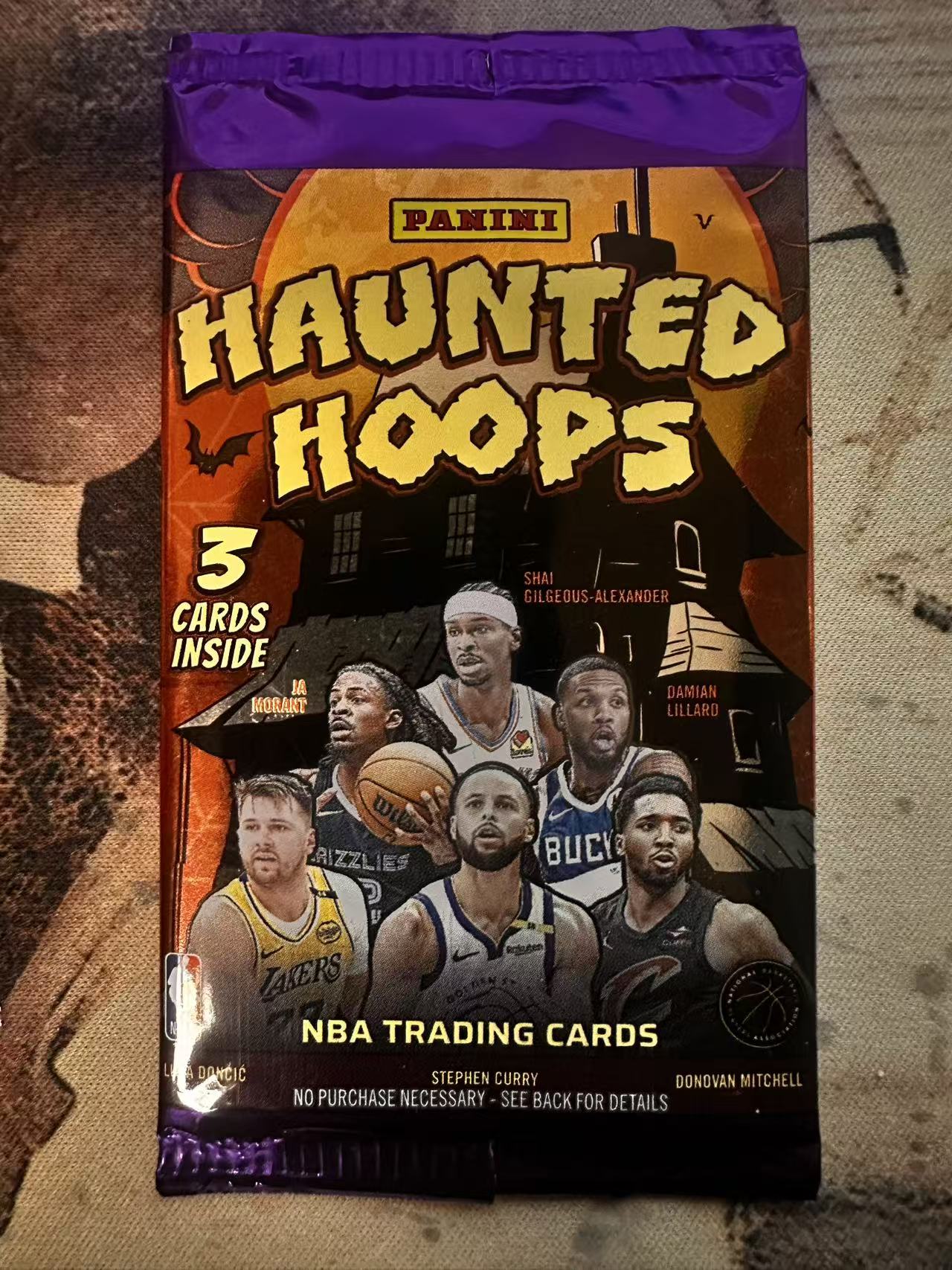 24-05 hoops 万圣节 球星卡 三张base 赠卡密x1