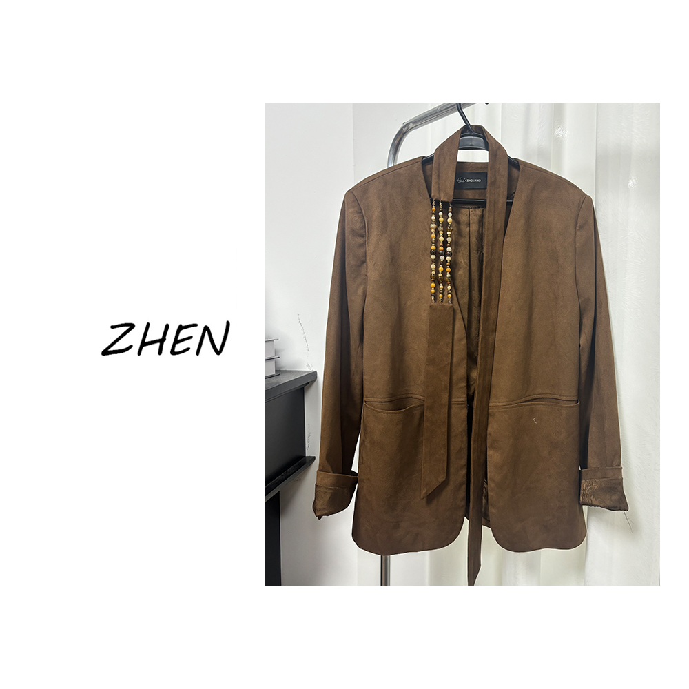 【ZHEN】K0860 2025新款西装外套职场风小众设计师款