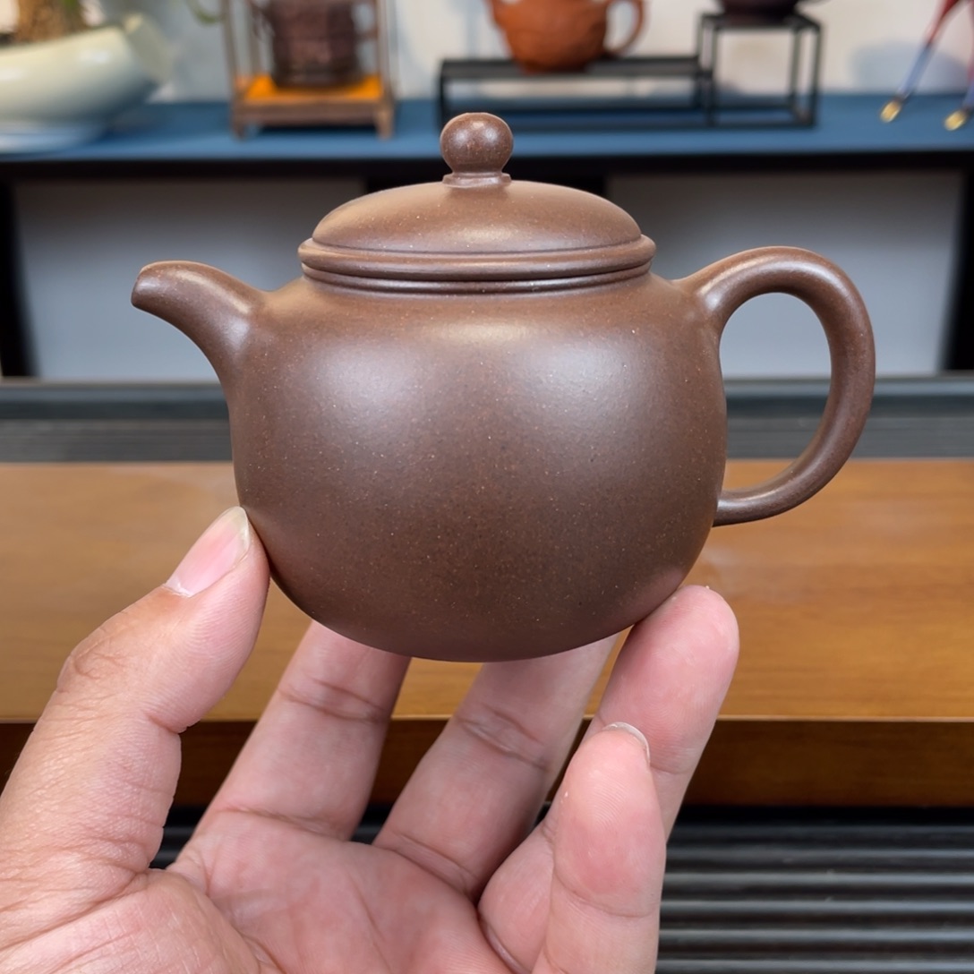 紫砂茶壶紫泥匏尊150cc