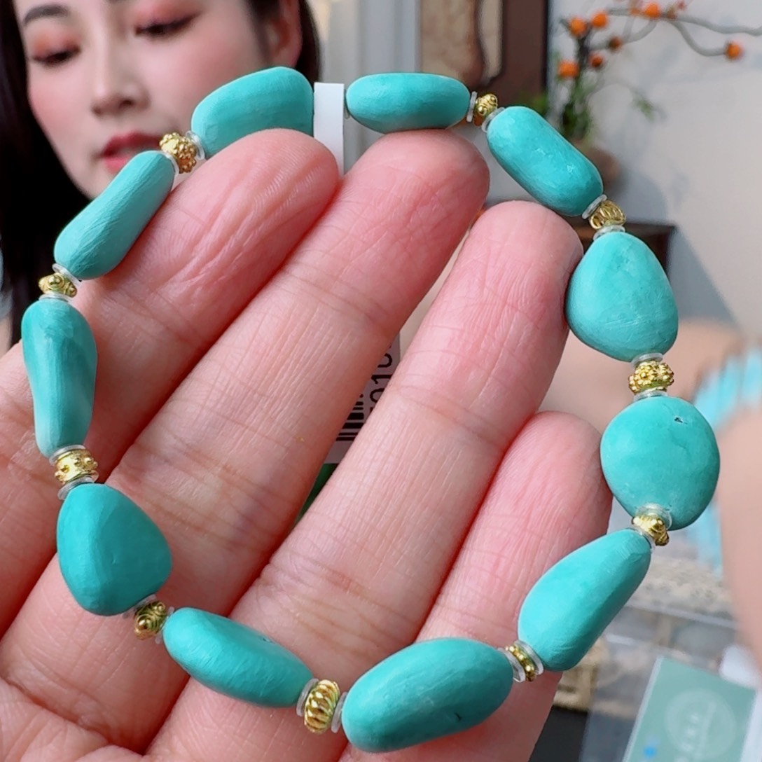 绿松石未镶嵌挂件