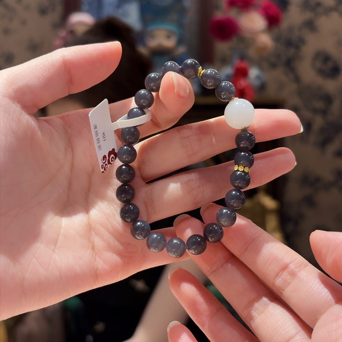 和田玉手串未镶嵌