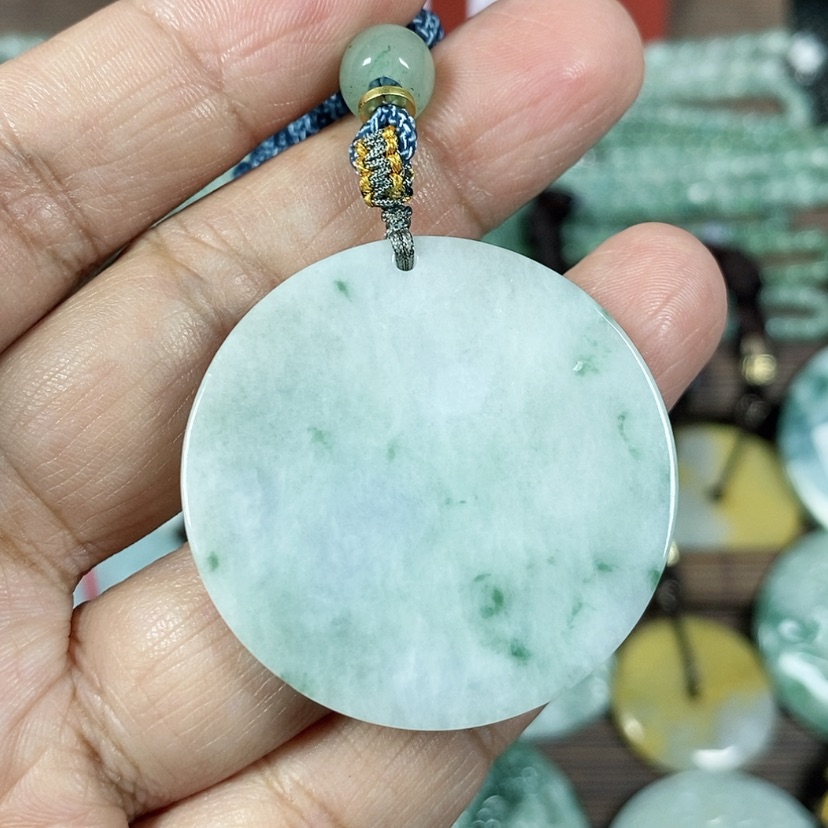 【闪购商品】翡翠颈饰未镶嵌玉吊坠翡翠玉无事牌小款