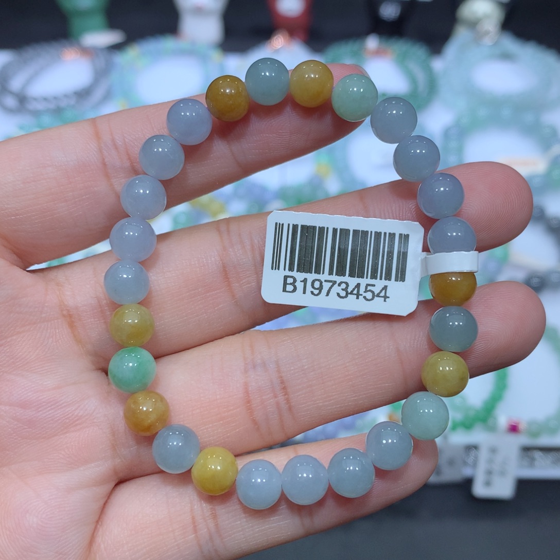 翡翠未镶嵌手串天然