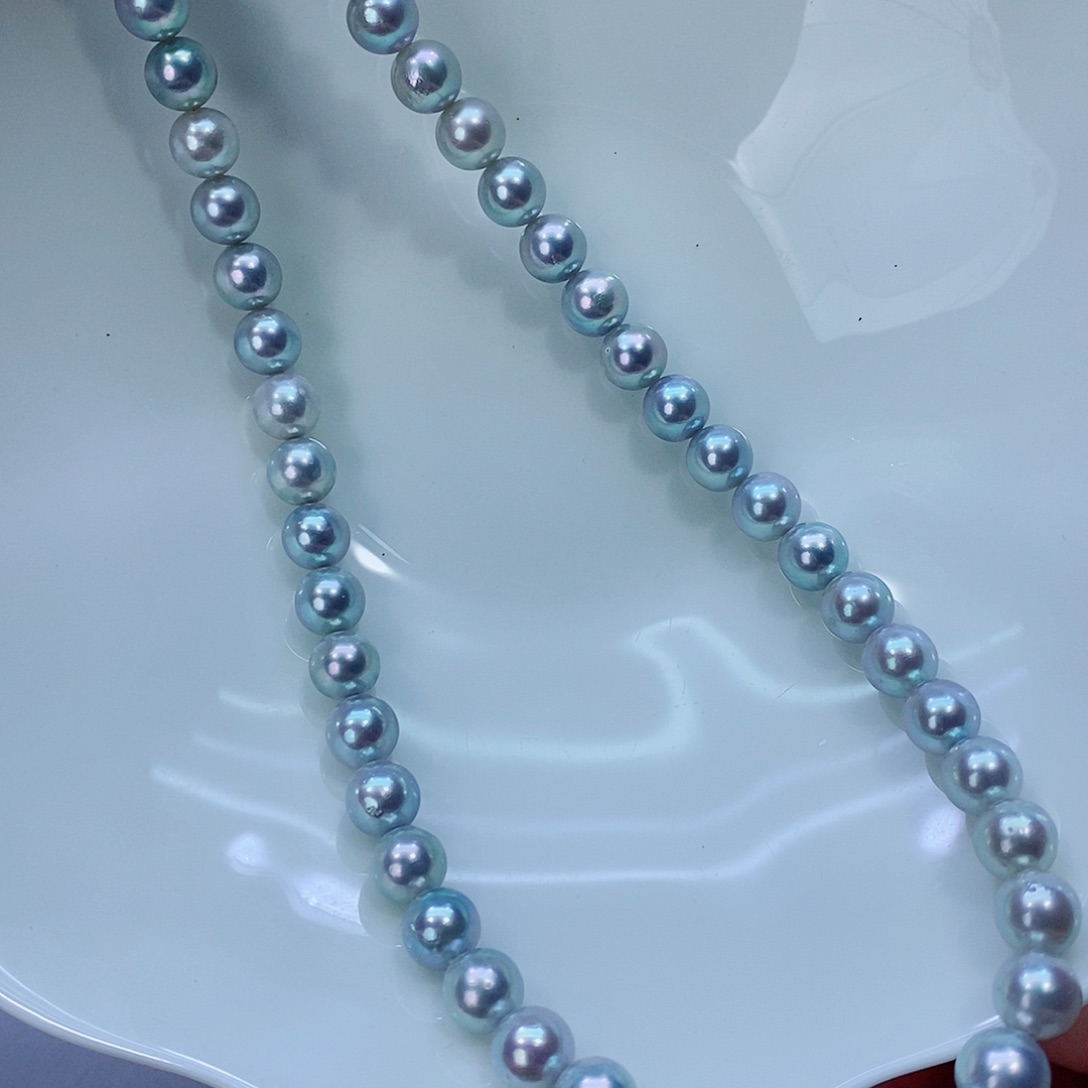 海水珍珠颈饰银S925镶嵌