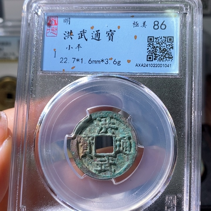 铜5洪武通宝闻德86 1041